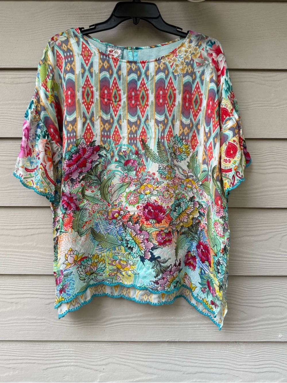 Johnny was Belize Eloise floral collage top - Picture 2 of 11
